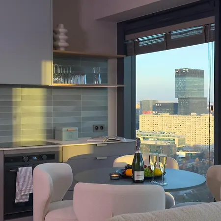 Apartment Urban Global Skyline - 22nd Floor No 23 - Free Garage - Luxury Katowice
