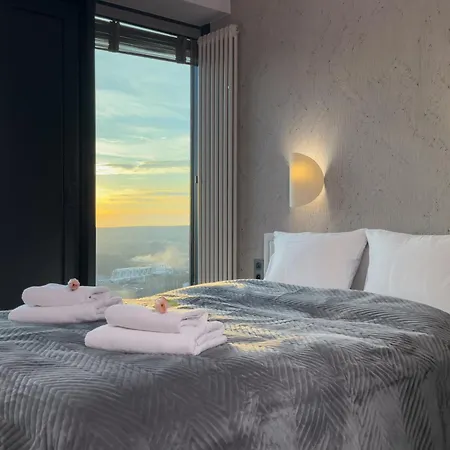 Urban Global Skyline - 22nd Floor No 23 - Free Garage - Luxury Katowice