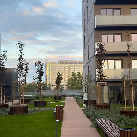 Urban Global Skyline - 22nd Floor No 23 - Free Garage - Luxury Apartment Katowice