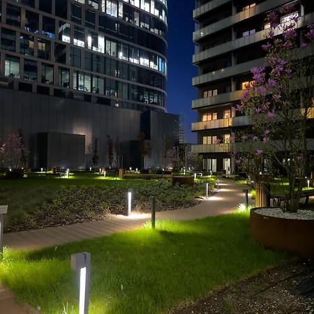 Urban Global Skyline - 22nd Floor No 23 - Free Garage - Luxury Katowice