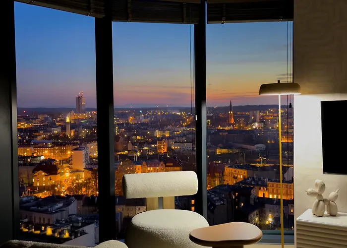 דירה Urban Luxury Skyline Global, 22th Floor No 23 , Free Garage, Self Check-in *